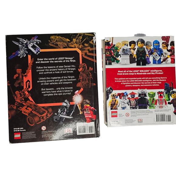 LOT of 2 LEGO NINJA Hardcover BOOK - Picture 2 of 5